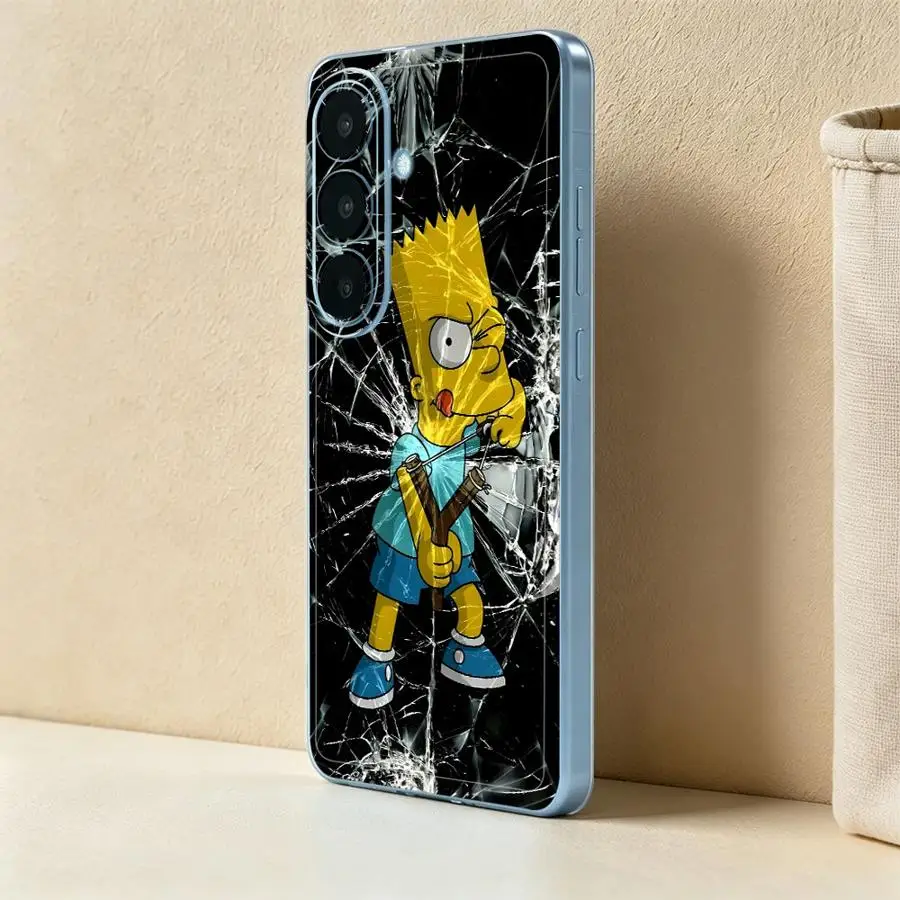 Фото Чехол для телефона Samsung Galaxy S26 Ultra S20 Plus S21 S25 Edge S23Ultra Note 20 Ultra 10 S22 FE S23 Ultra S-simpsons №4