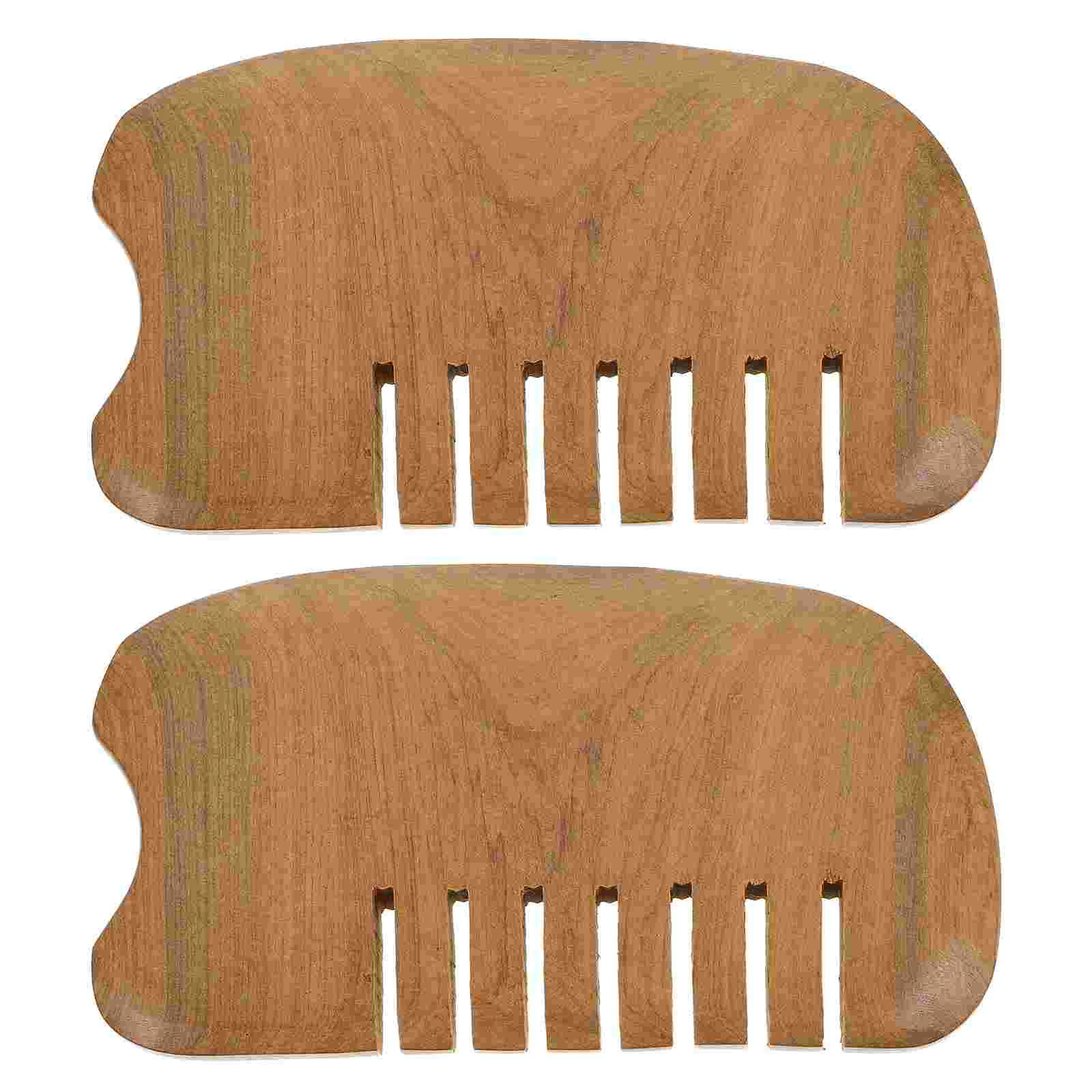 

2PCS Wooden Boards for Skin Lifting Lightweight Face Massagers