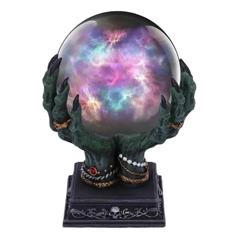 

Держатель для хрустального шара, настольное украшение с подставкой из смолы, декоративная статуя для телевизора, кабинета, домашнего декора