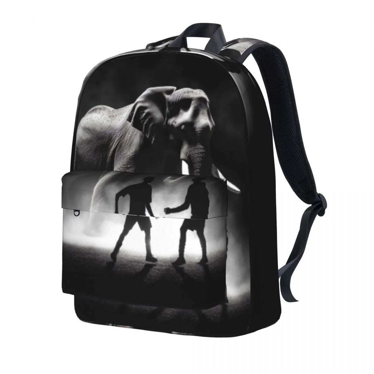 

Рюкзак со слоном светильник эскиз белый порошок подростковый полиэстер Ежедневные Рюкзаки большой Kawaii школьные сумки рюкзак