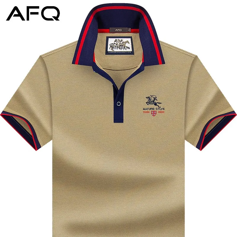

2020 Summer New Fashion Men's Lapel Short Sleeve T-shirt Polo Shirt Large Size Cotton Lead Half Sleeve Polo Shirt