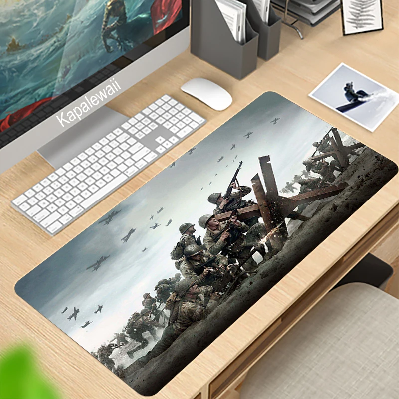 

Call Of Duty Warzone Game Mouse Pad Non-slip Pad Player Playing Pad Lengthen Size Rubber Computer Accessories Gaming Mouse Pad