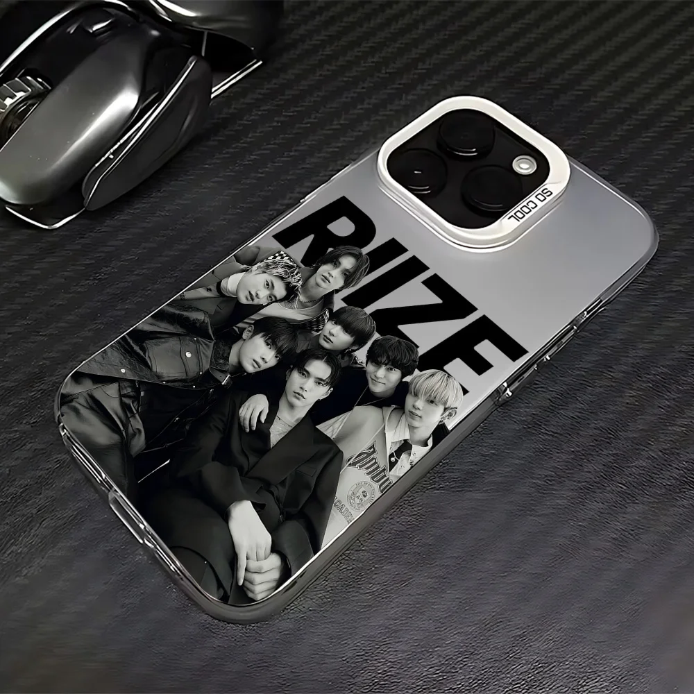 Фото Горячий чехол для телефона K-KPOP R-RIIZEs Cool для IPhone 17 16e 16 15 14 13 12 11 Mini Pro Max X XR 8 Air Plus с защитой от падения, матовая задняя крышка №2