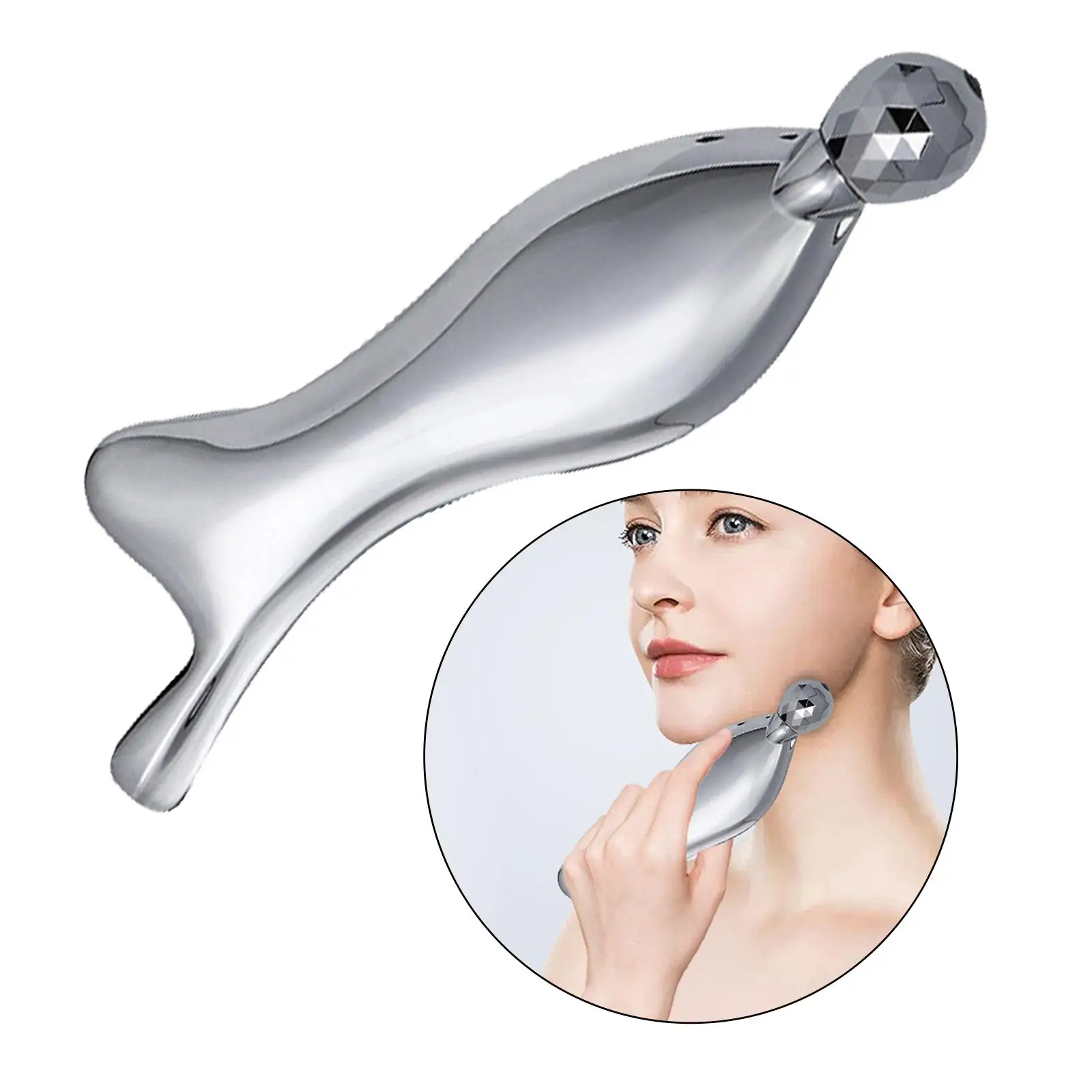 

Facial Roller Relaxation Scraping Handheld Lifting Roller Shoulders Legs Care Tool for Women