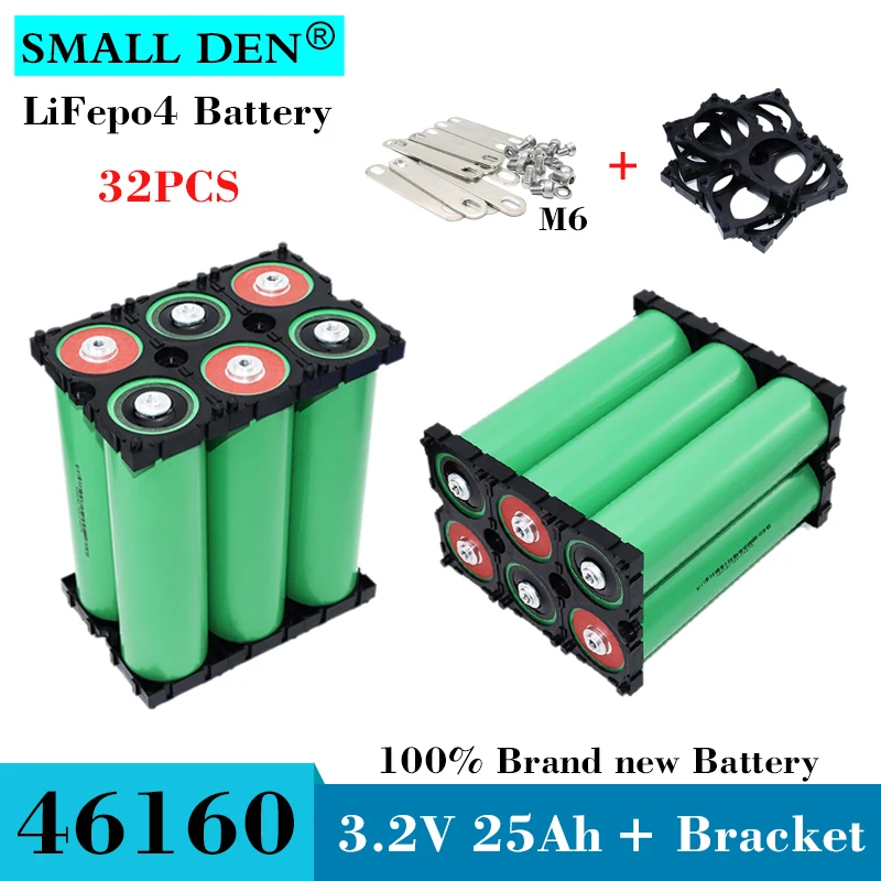 

Аккумуляторная батарея Lifepo4, 32 шт., новинка 46160, 3,2 в, 25 Ач, 12 В, 24 В