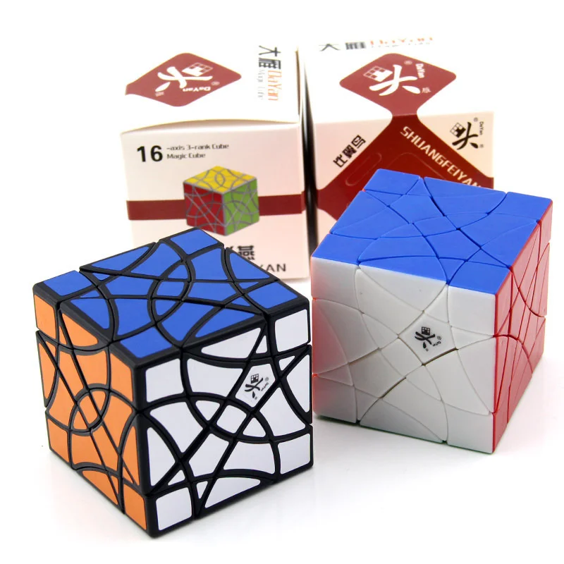 

Dayan Magic Cube 큐브 Puzzle16 Axis 3 Rank ShuangFeiYan Strange Shape Double Swallow Professional Stress Twist Gift Toy Puzzels