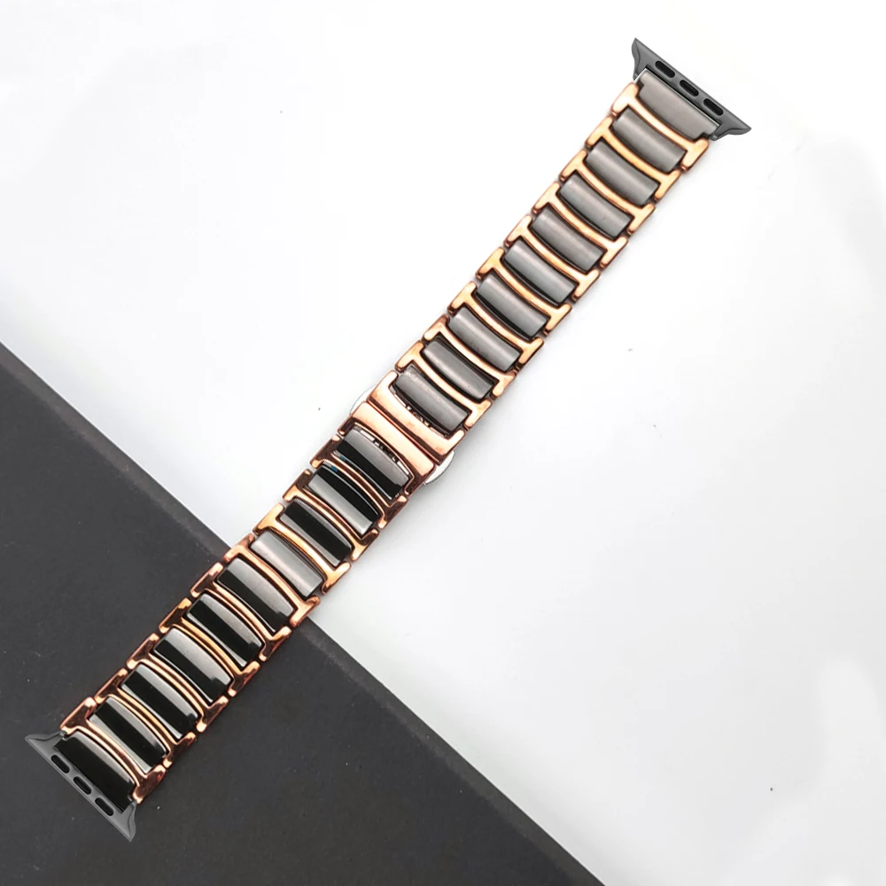 CORREA FOR APPLE WATCH ULTRA 49MM BAND SERIES 8/7/6/SE/5/4/3 45MM 44MM 41MM 40MM 42MM 38MM CERAMIC METAL BRACELET IWATCH ON – РЕМЕШОК ДЛЯ APPLE WATCH ULTRA 49 ММ СЕРИИ 8/7/6/SE/5/4/3 45 ММ 44 ММ 41 ММ 40 ММ 42 ММ 38 ММ КЕРАМИЧЕСКИЙ МЕТАЛЛИЧЕСКИЙ БРАСЛЕТ I