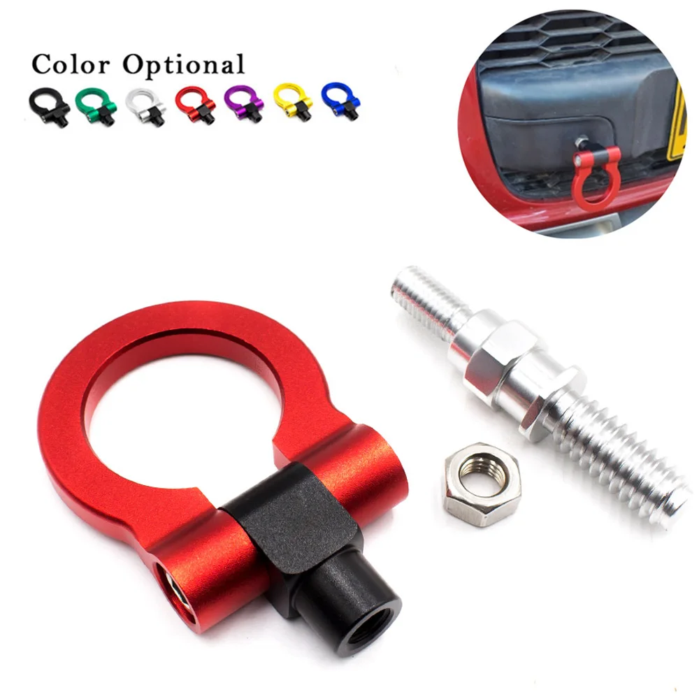 

Racing Tow Hook Trailer Towing Bars Aluminum Alloy Auto Rear Front Trailer Car Bumper Hook Eye Towing Kit For BMW