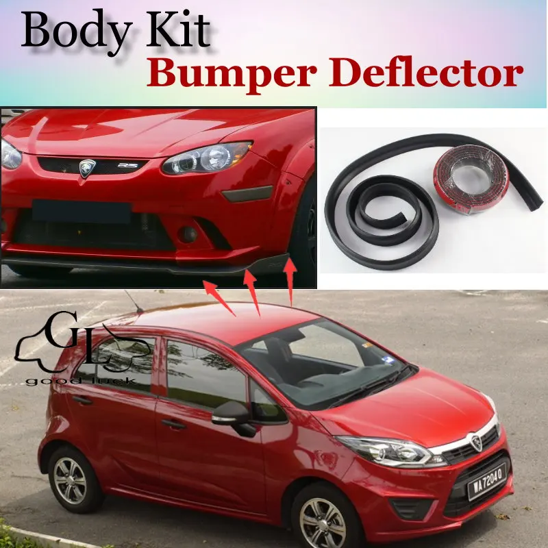 

Дефлектор губ для бампера, губы для Proton irice/Global Small Car / Compact Car, передняя юбка спойлера ДЛЯ TopGear/комплект кузова/полоса