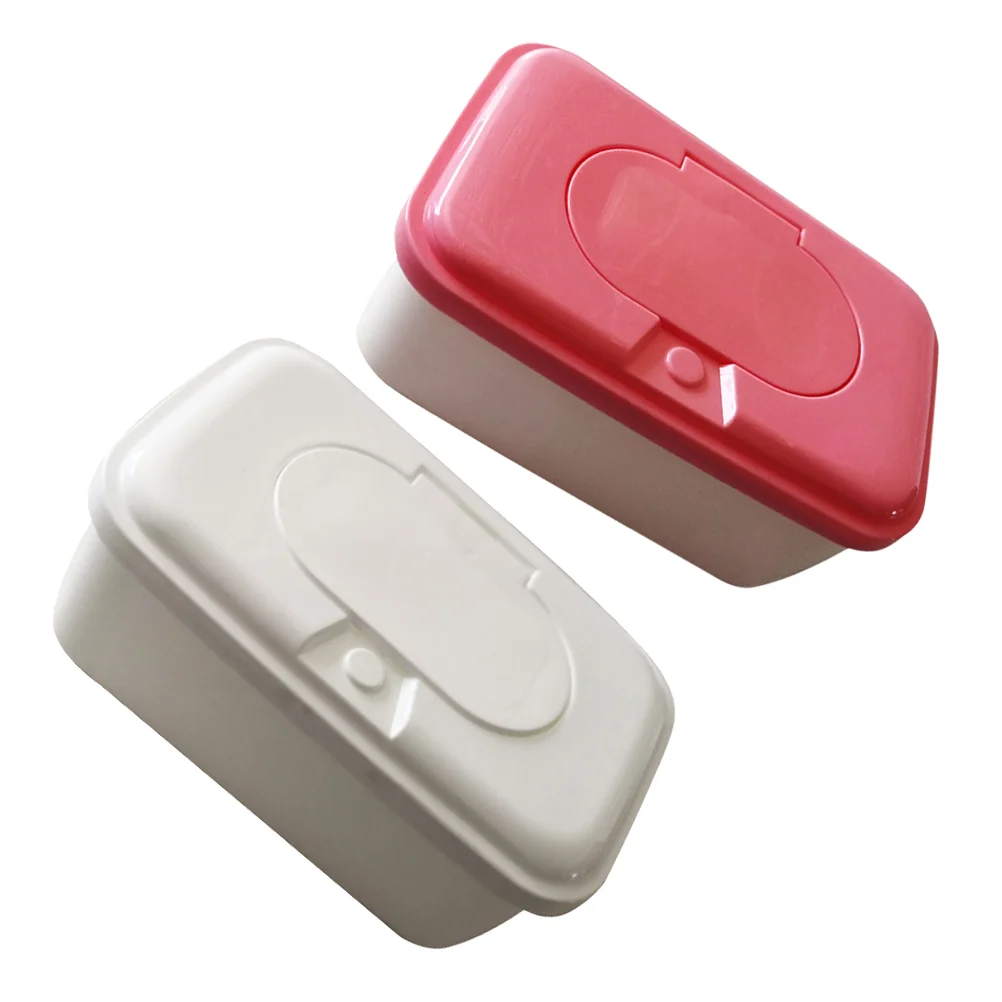 

2pcs Wipe Dispenser Baby Wipe Holder Container Baby Wipes Case Baby Wipes Box