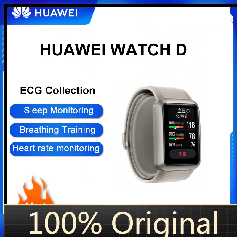 

Original Product Huawei Watch D Huawei Wrist ECG Blood Pressure Monitor Blood Pressure Measurement Smartwatch Sports Watch