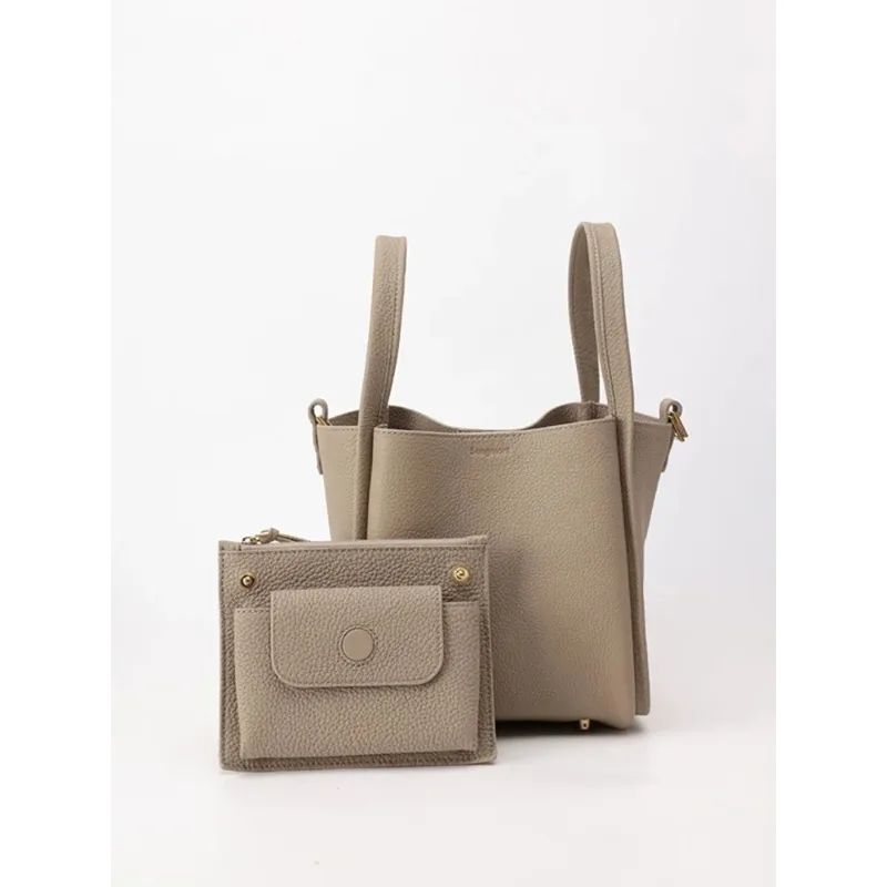 

Songmont Fashion Leather Tote Bag for Women 2023 Female Simple Large High Capacity Shoulder Side Bag Handbags and Purses