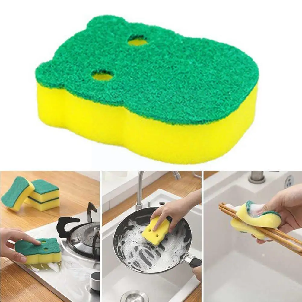 

Dishwashing Sponge Kitchen Supplies All For Cleaning Scouring Pad Household Cleaning Dishcloth Wipes High Density Sponge Wi N6t9