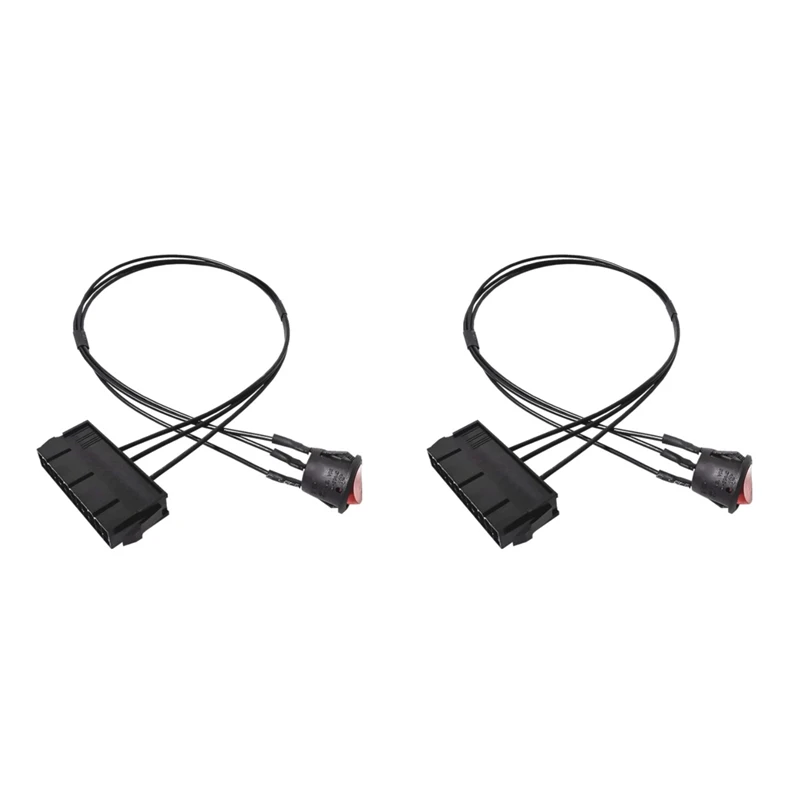 

2 шт., пусковая линия переключателя питания 18AWG, 24 контакта (с индикасветильник), 54 см