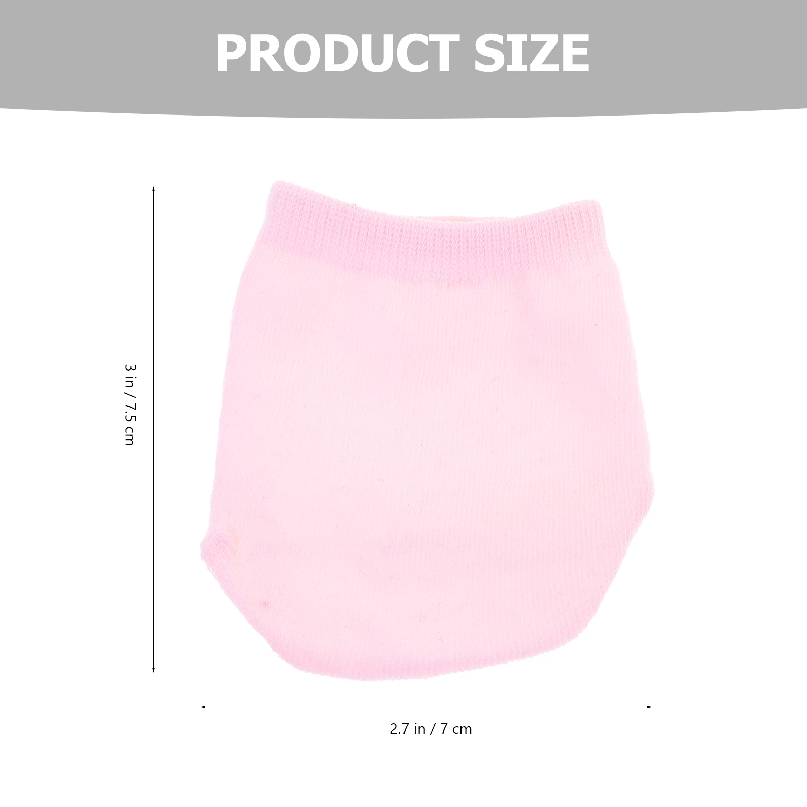 5 Pairs of Cotton Tops For Summer For Women Toe Topper Liner Socks Toe Socks Invisible Socks for Lady (Black White Pink