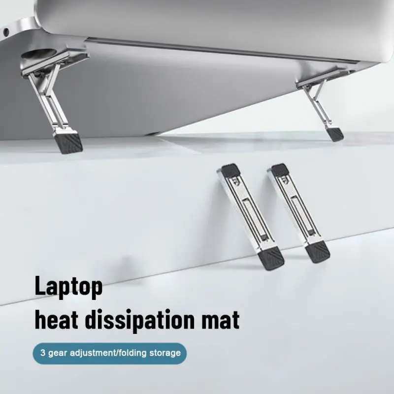 

Universal Folding Laptop Stand Mini Portable Notebook Stand Heat Reduction Laptop Holder For Laptop Notebook Cell Phones Tablets