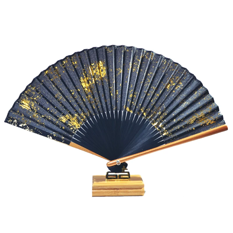 

Складной вентилятор в китайском стиле Hanfu Fan Sprinkle ADOR золотистый женский портативный вентилятор японский вентилятор реквизит для классической фотографии