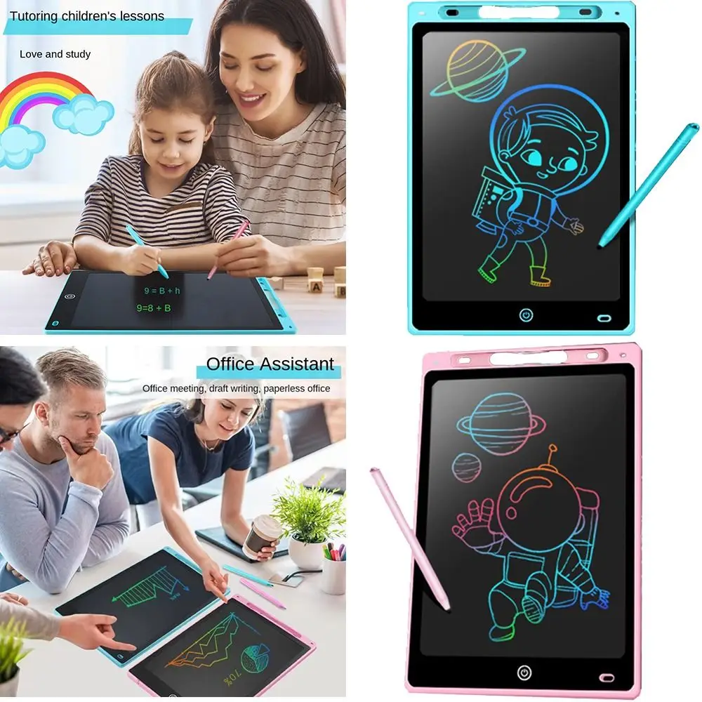 Обучающие игры для детей, 12 дюймов, 16 дюймов, 14-дюймовый ЖК-планшет для  письма, доска для рисования, планшеты для рисования | AliExpress