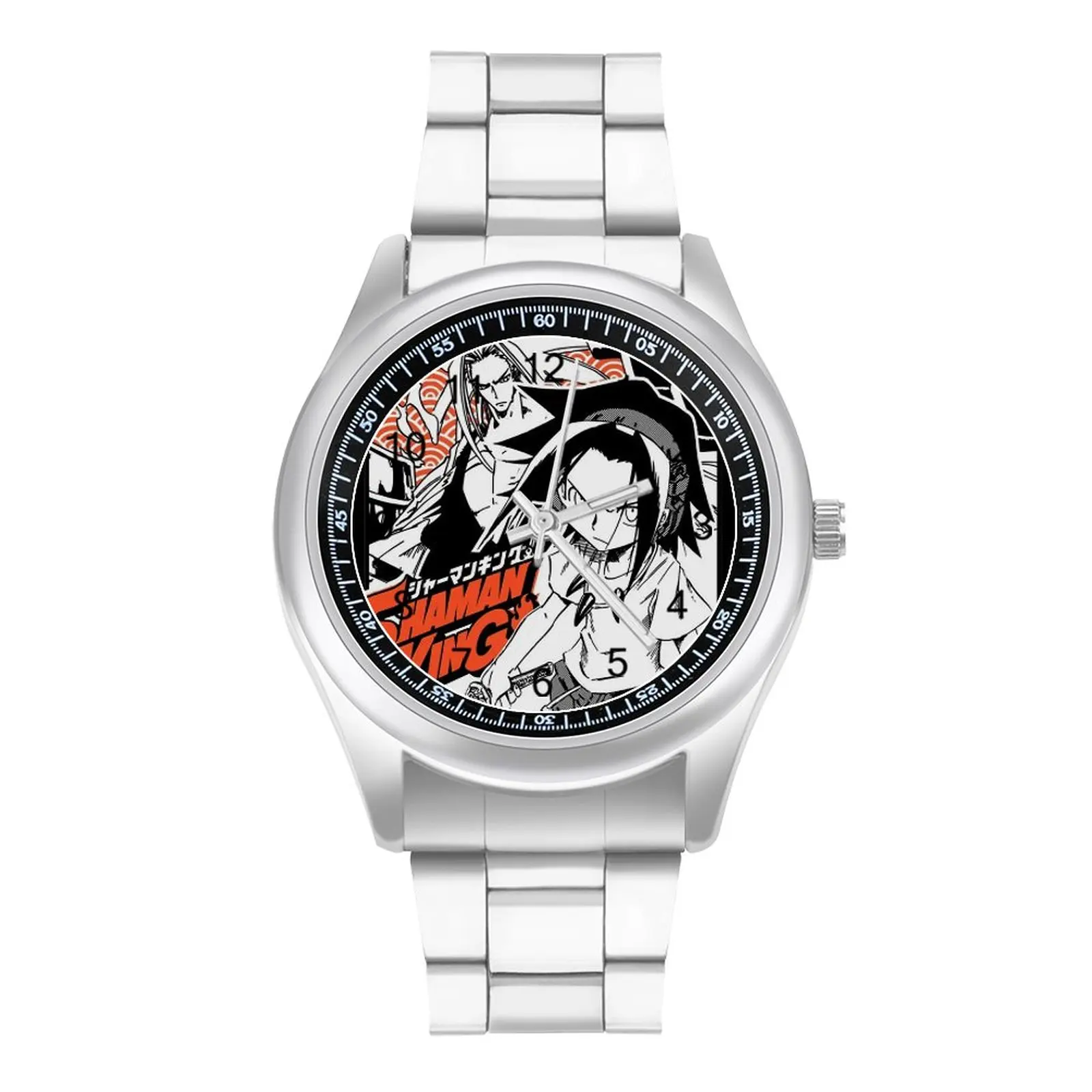 

Shaman King Yoh Asakura And Amidamaru Quartz Watch Otaku Mecca Anime Soul Retro Wrist Watch Steel Girl Outdoor Photo Wristwatch