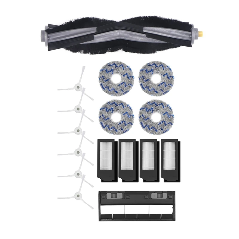 

Replacement Parts Main Brush Side Brush HEPA Filter Compatible For T10 Turbo Vacuum Cleaner Accessories