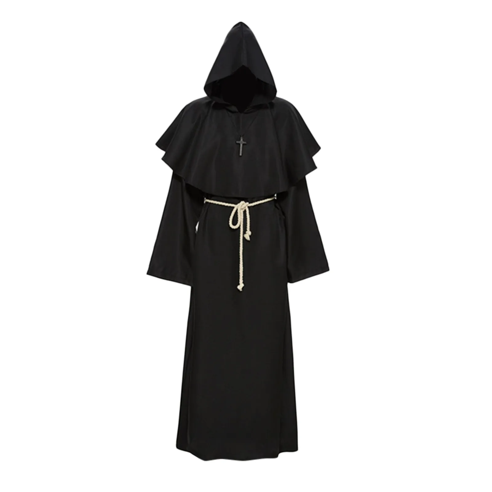 

Costumes Long Cloak Capes Men's Jacket Hooded Couples Halloween Grim Scarfs for Women Winter Soft Womens Wraps And Shawls Winter