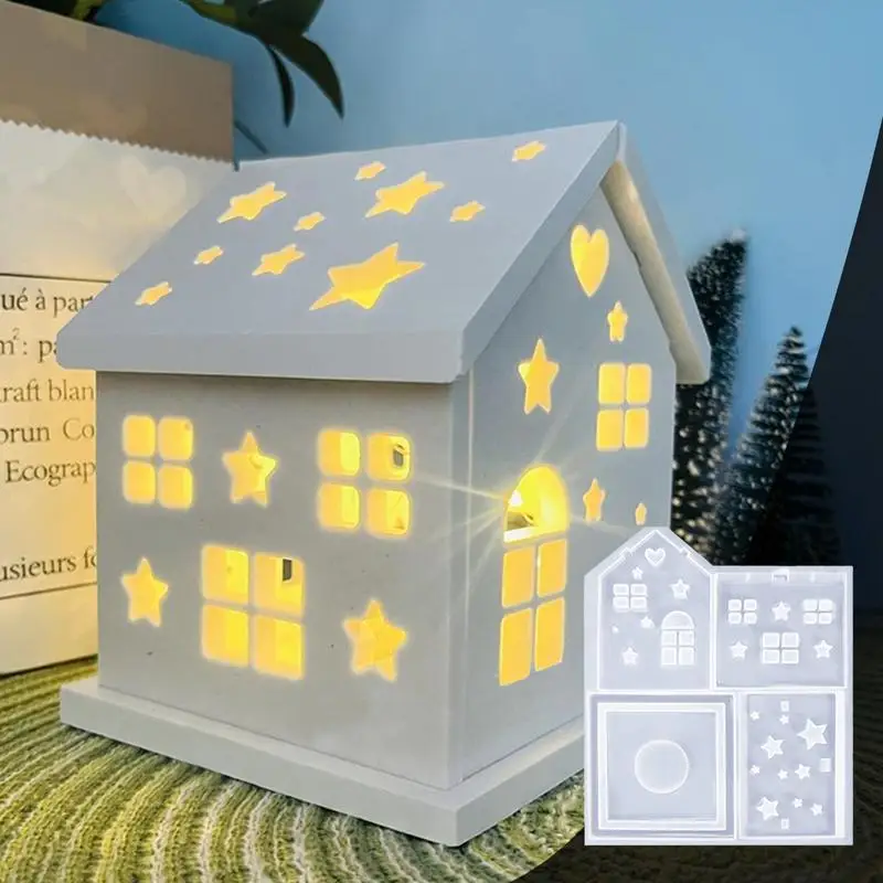 3D домашняя силиконовая форма для свечей Набор изготовления пластырей из смолы