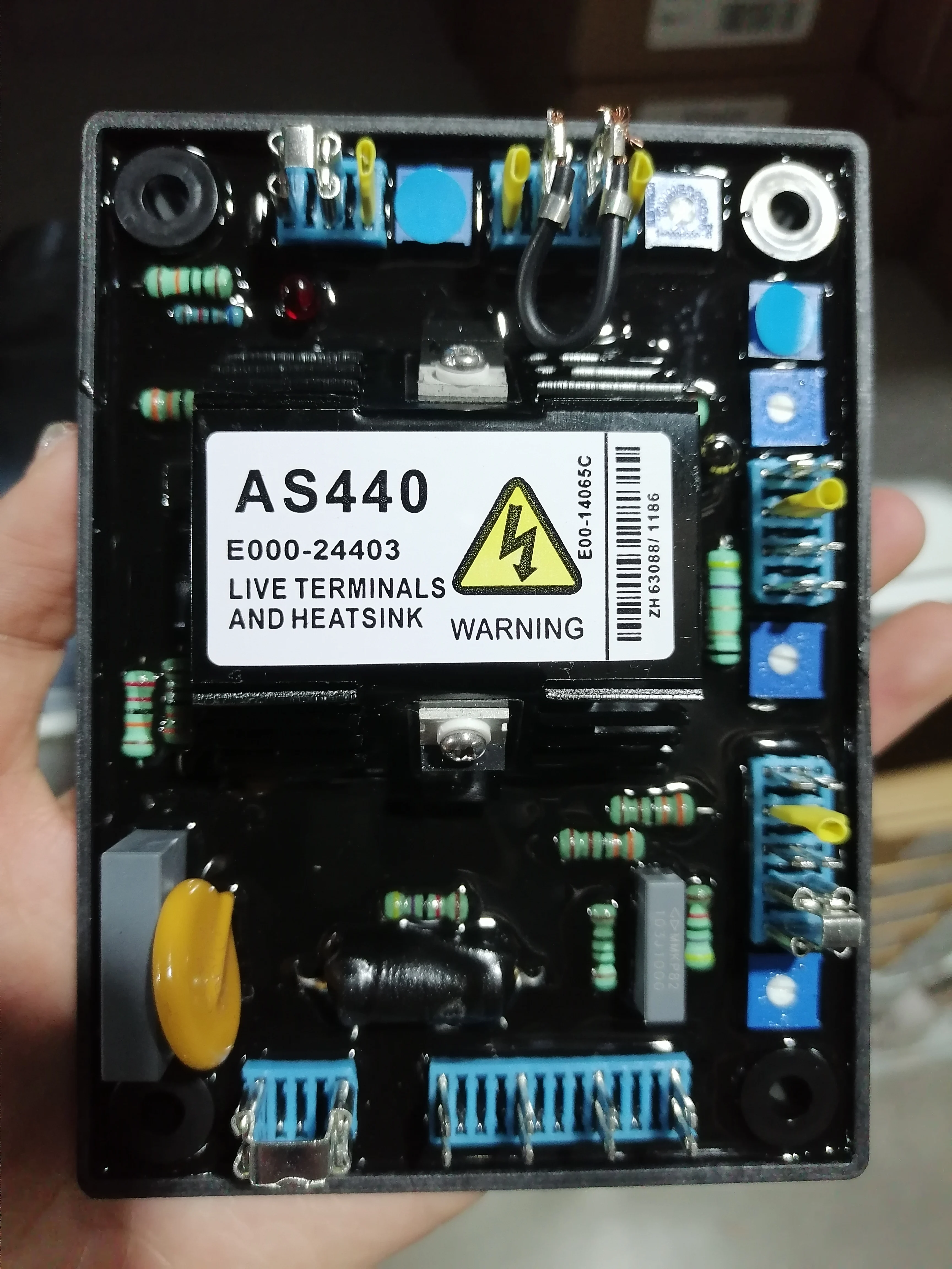 Автоматический регулятор напряжения AS440 AVR, точная универсальная запасная часть для генератора Stamford, гарантия быстрой доставки, 18 месяцев