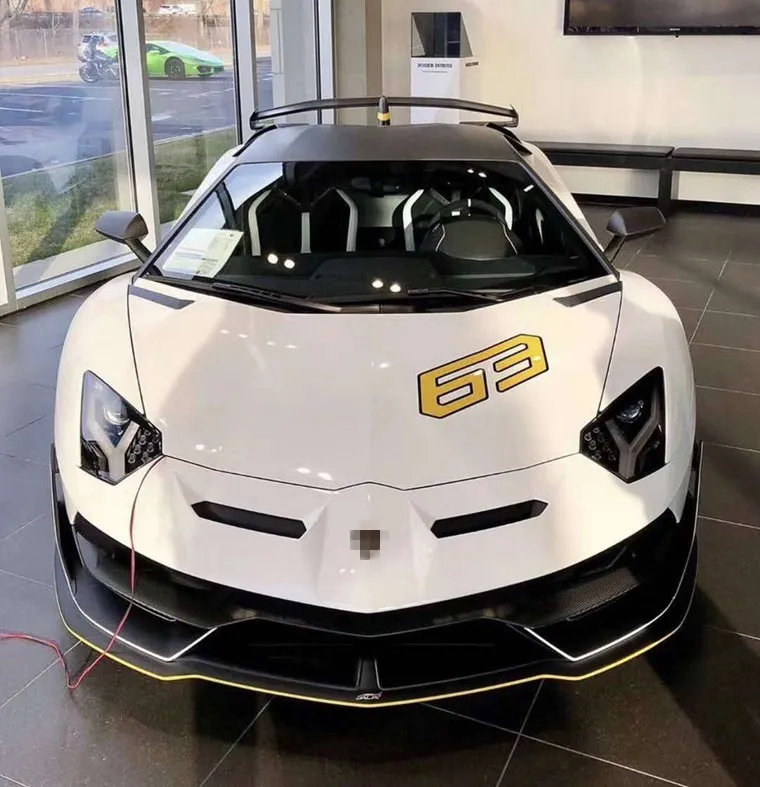 1pcs New Custom Modified Car Stickers FOR Lamborghini Aventador SVJ 63 Body Decoration Car Foil Vinyl Car Decal Accessories