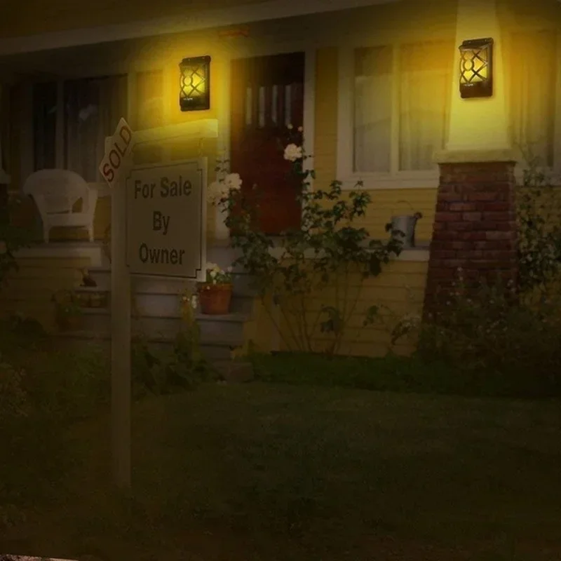 Уличные светильники на солнечной батарее 96 светодиодов решетчатый дизайн для