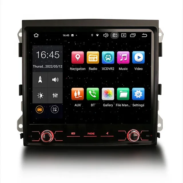Erisin ES8542C 8 4-дюймовый BT5.1 IPS Android 12 0 беспроводной CarPlay 4G автомобильный DVD-плеер для