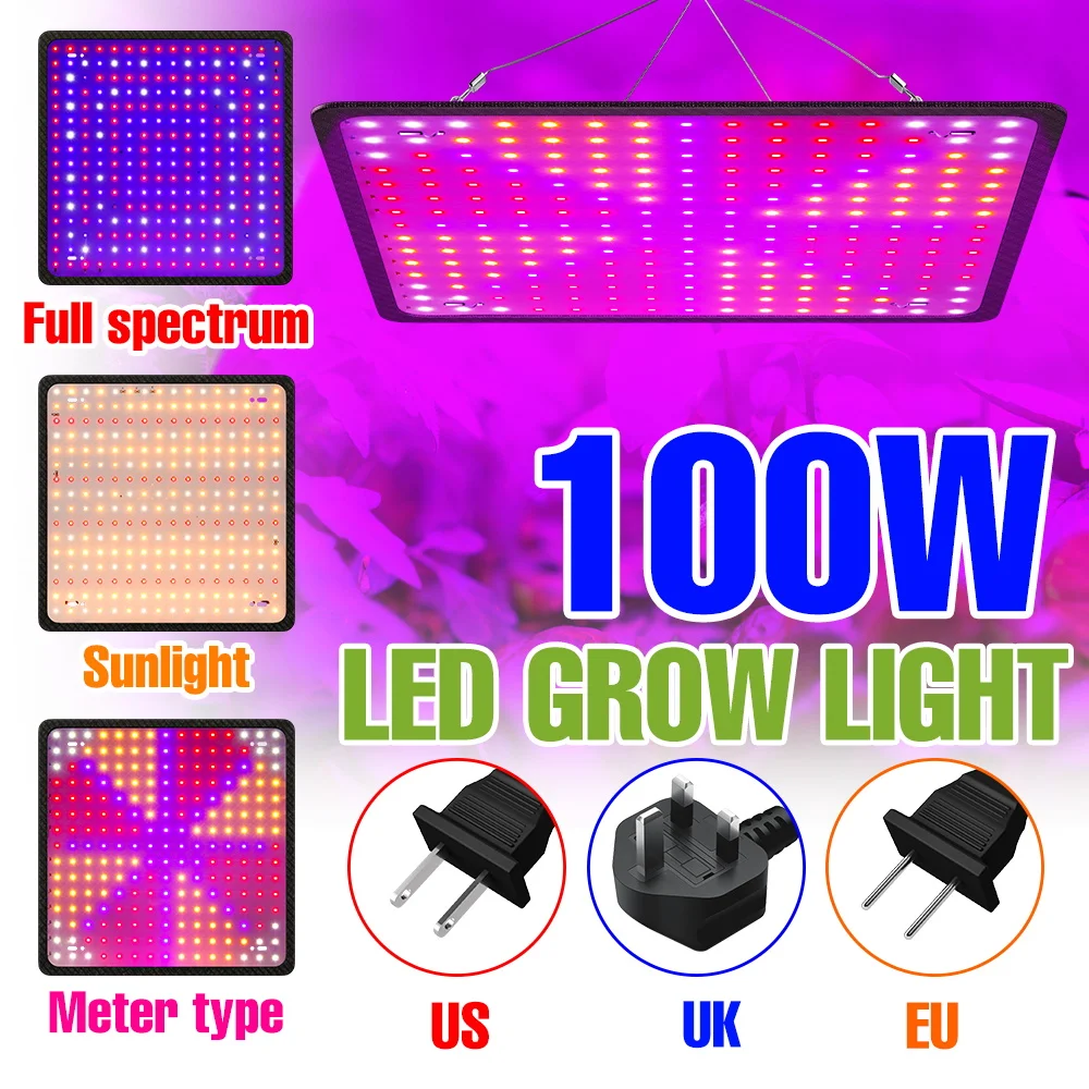 Лампа для внутреннего освещения квантовая панель с полным спектром