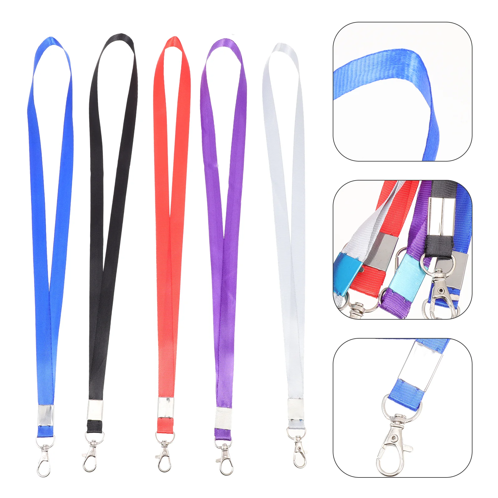 

Card Set Lanyard Work Cards Hanging Strap Badge Cover School ID Name Tag Holder Ropes Lanyards Bulk