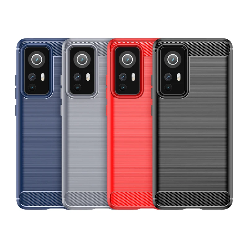 For Xiaomi 12 Lite Case Silicone for Mi 12 12X 12S Pro 12 Ultra 11 11T Pro Lite Cover TPU Rubber Fiber Slim For Xiaomi 12 Case
