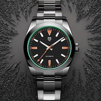 pagani design green sapphire glass mens mechanical watches luxury automatic watch men nh35a stainless steel diving sports clock