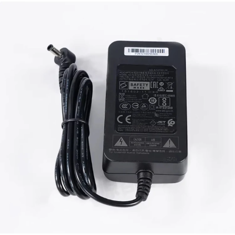 Фото AD-A12150LW 12V1.5A Адаптер питания для фортепиано Casio AP-220 AP-260 PX-150 PX-160 PX-358 PX-360, 1 шт., новое зарядное устройство №1