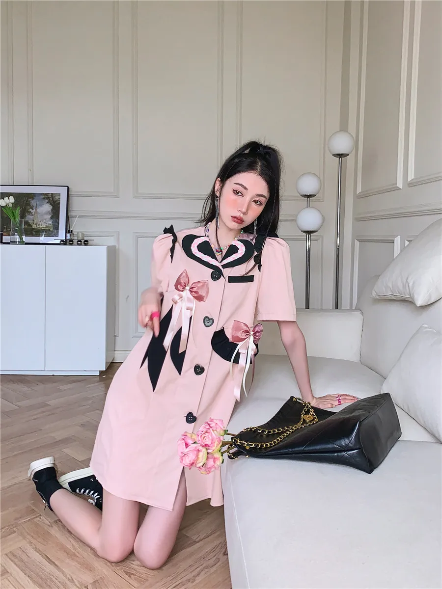 Женское асимметричное платье-рубашка модельное лоскутное платье контрастных