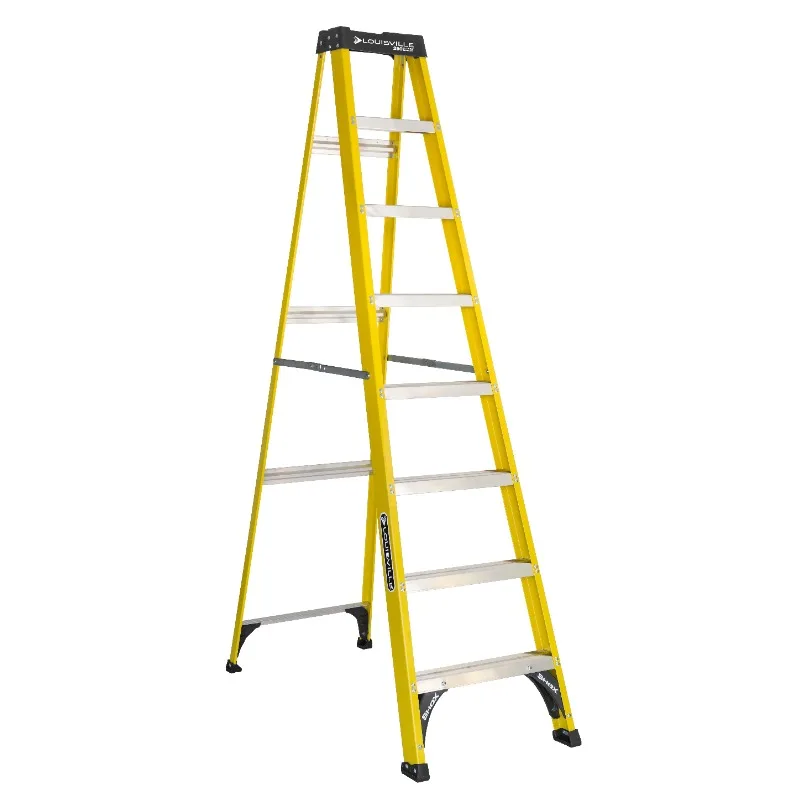 

Louisville Ladder 8' Fiberglass Step Ladder, 12' Reach, 250 lbs Load Capacity, W-3118-08