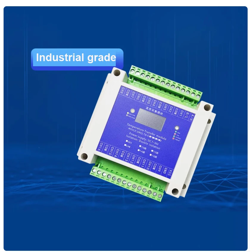 

BoboYun Tech 4-16 канальный модуль передачи данных температуры термопары K-типа Modbus-RTU