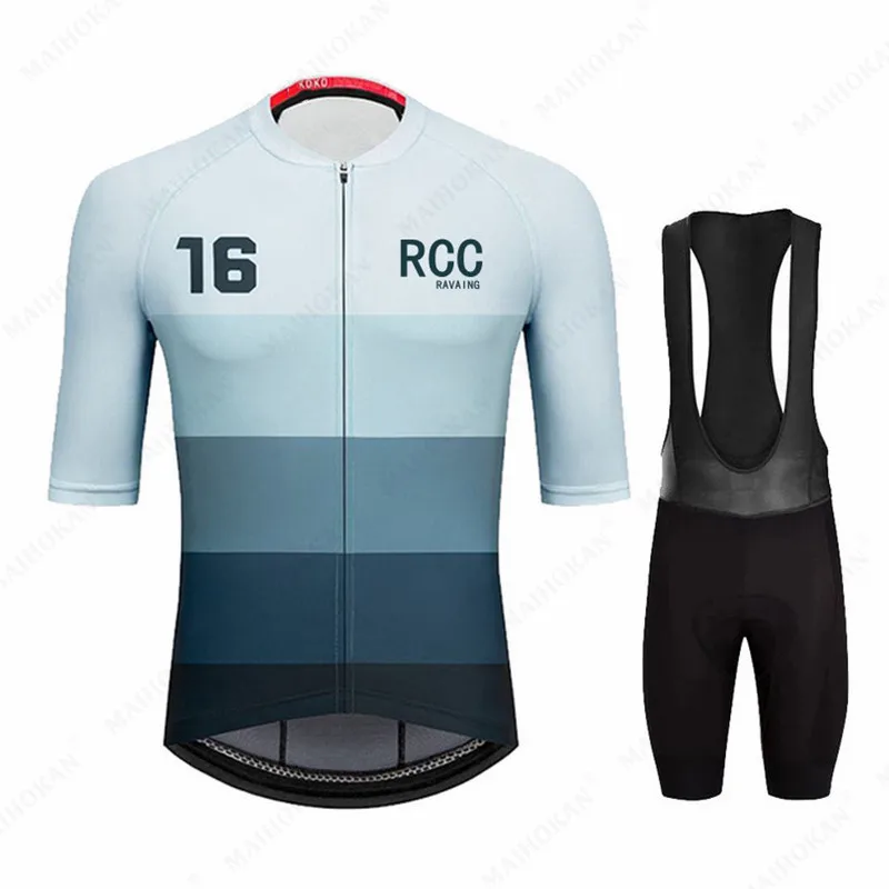 

2022 New RCC Men Cycling Jersey Pro Team Summer Short Sleeve Shirts Clothing Ropa Ciclismo Hombre Bycicle MTB Bib Shorts Maillot