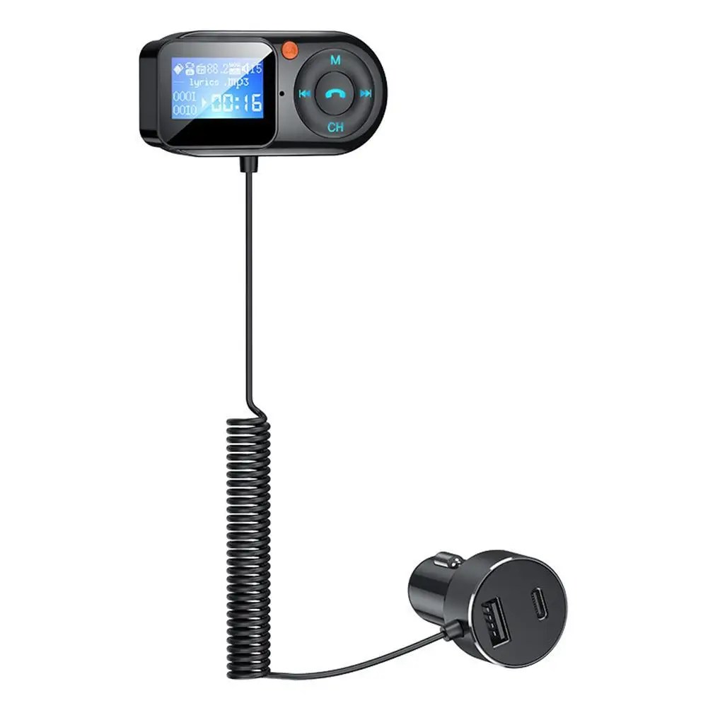 

Новинка Автомобильный MP3 Bluetooth 5,0 приемник Автомобильный плеер Музыка Usb Автомобильное зарядное устройство FM-передатчик зарядное устройство для телефона экран Беспроводная передача