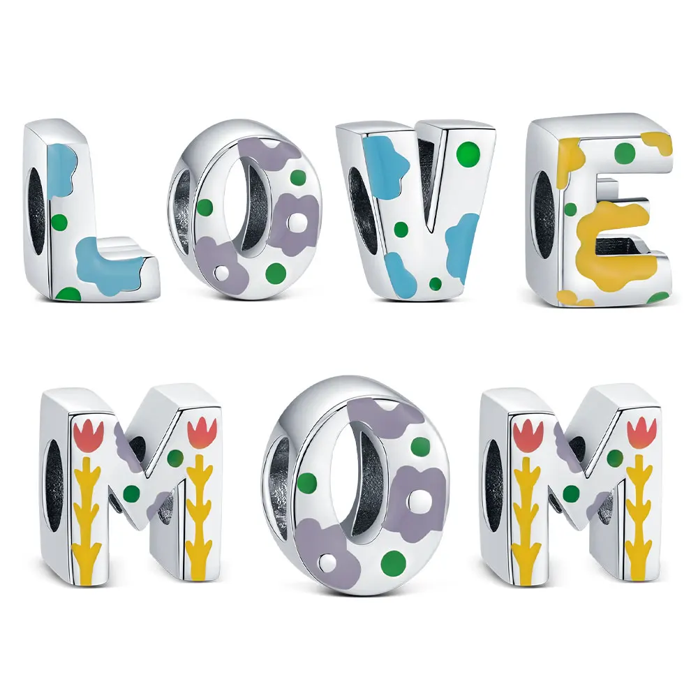 Подвеска в виде буквы алфавита LILAPURA из стерлингового серебра 925 пробы