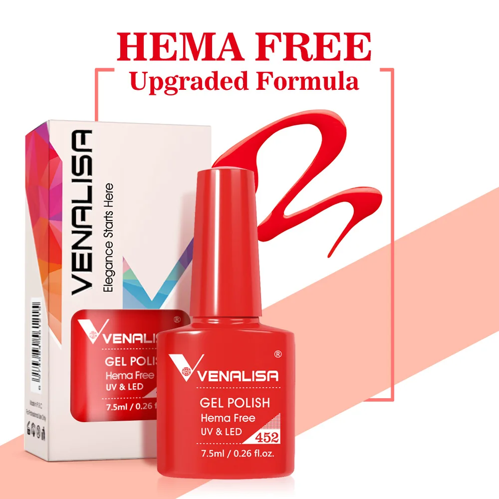 Venalisa 7 5 мл гель-лак для ногтей 60 цветов Hema Free молочно-белый желе цвет замачиваемый