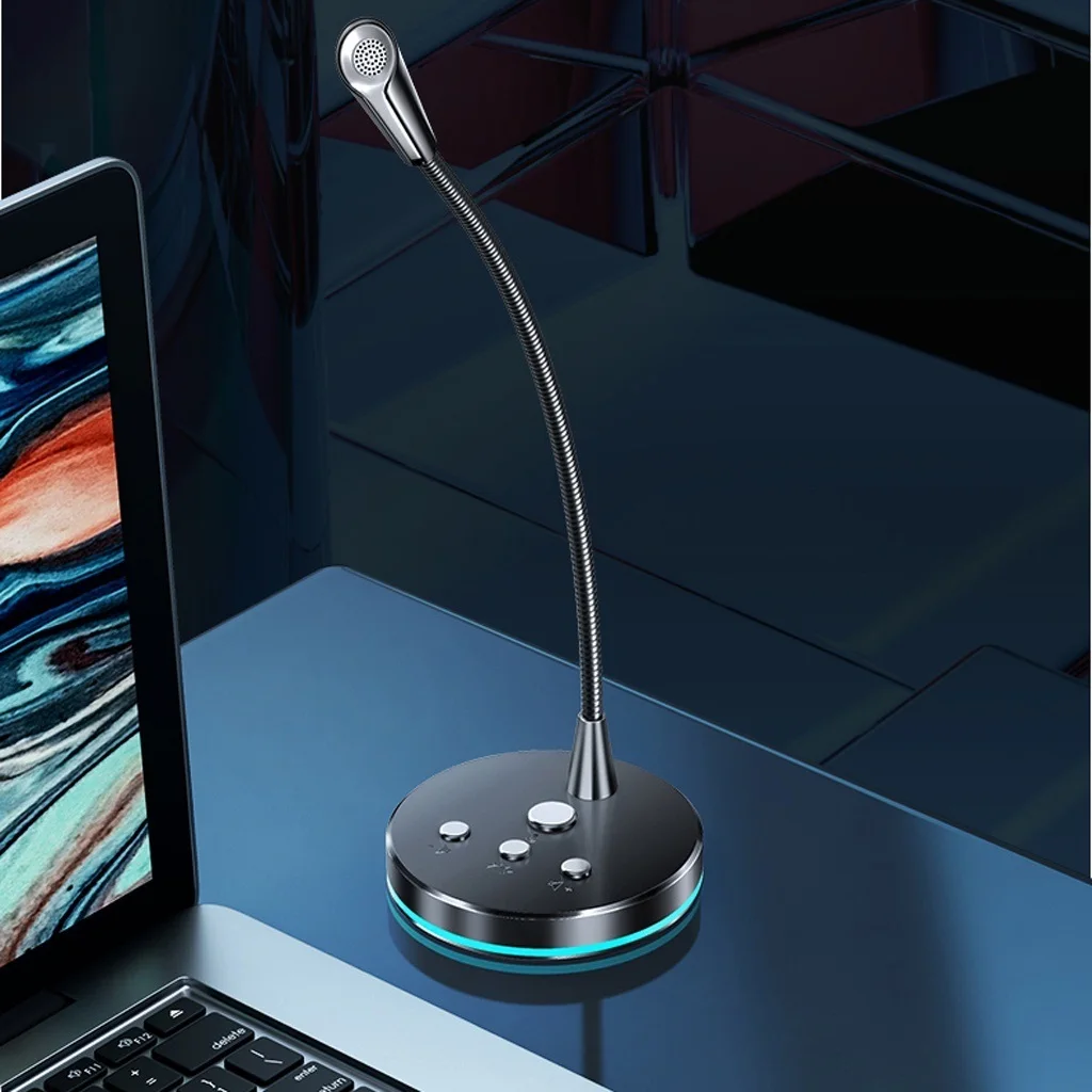

NEW Computer microphone 360° adjust freely Studio Speech Microphone Gaming Chatting USB Microphone Deskt