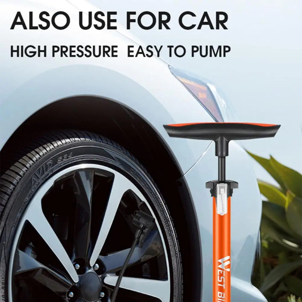 

High Pressure 160 PSI Stainless Steel Body Bicycle Pump Labor-saving Bike Tire Pump with Air Pressure Gauge Bike Repair Kit