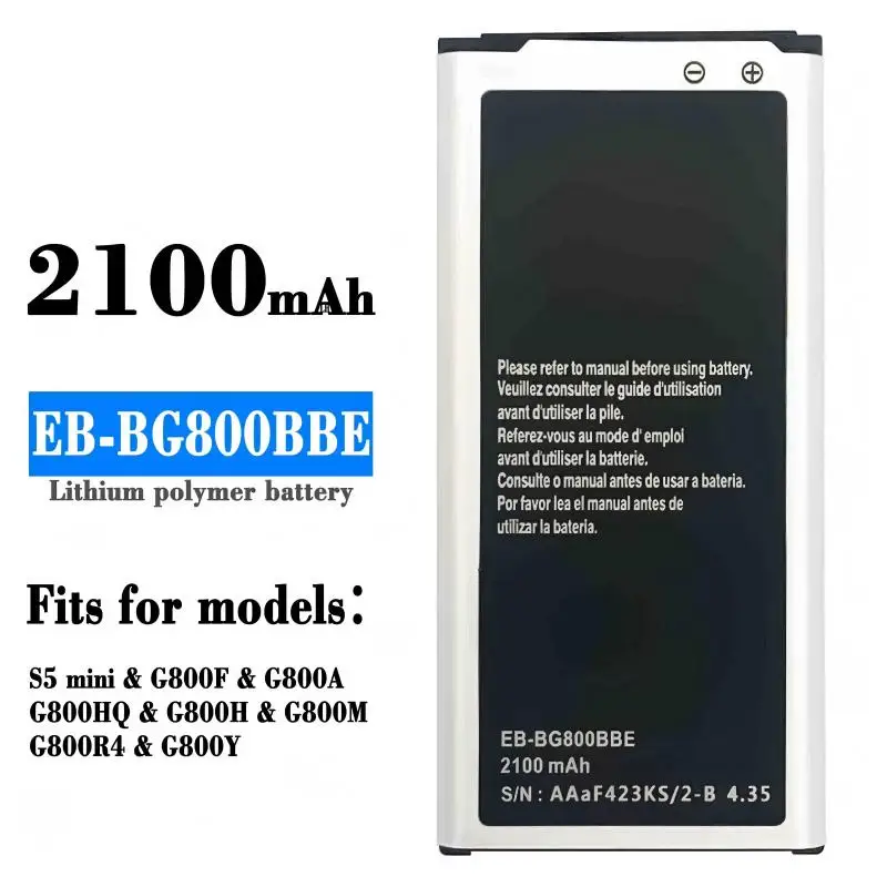 Фото Аккумулятор для мобильного телефона B600BC EB-BG800BBE EB-BG900BBE EB-BG903BBE для Samsung S4 I9500 S5mini SM-G800F S5 SM-G870A S5 Neo SM-G903F №3