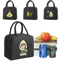 lunch accesorios for kids women insulated cooler portable canvas bags thermal food canvas bag work school picnic dinner handbags