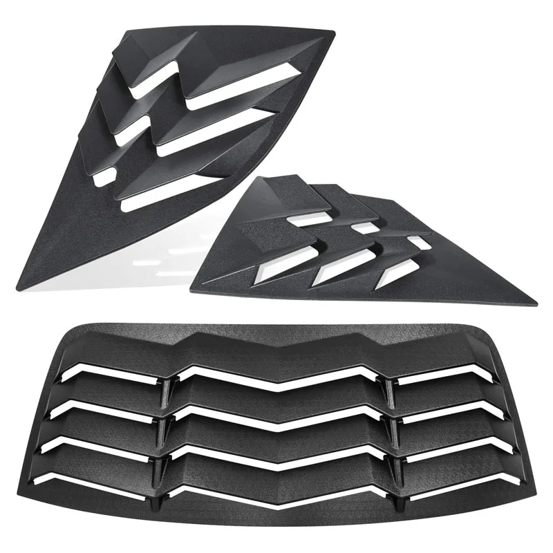 

Задние и боковые жалюзи подходят для Dodge Challenger 2008-2023, солнцезащитные козырьки на лобовое стекло в стиле GT Lambo, подходят для любой погоды