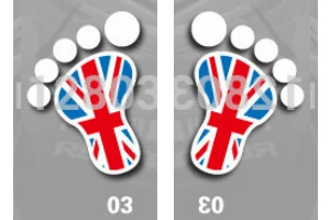 Наклейка на кузов автомобиля 2 шт.