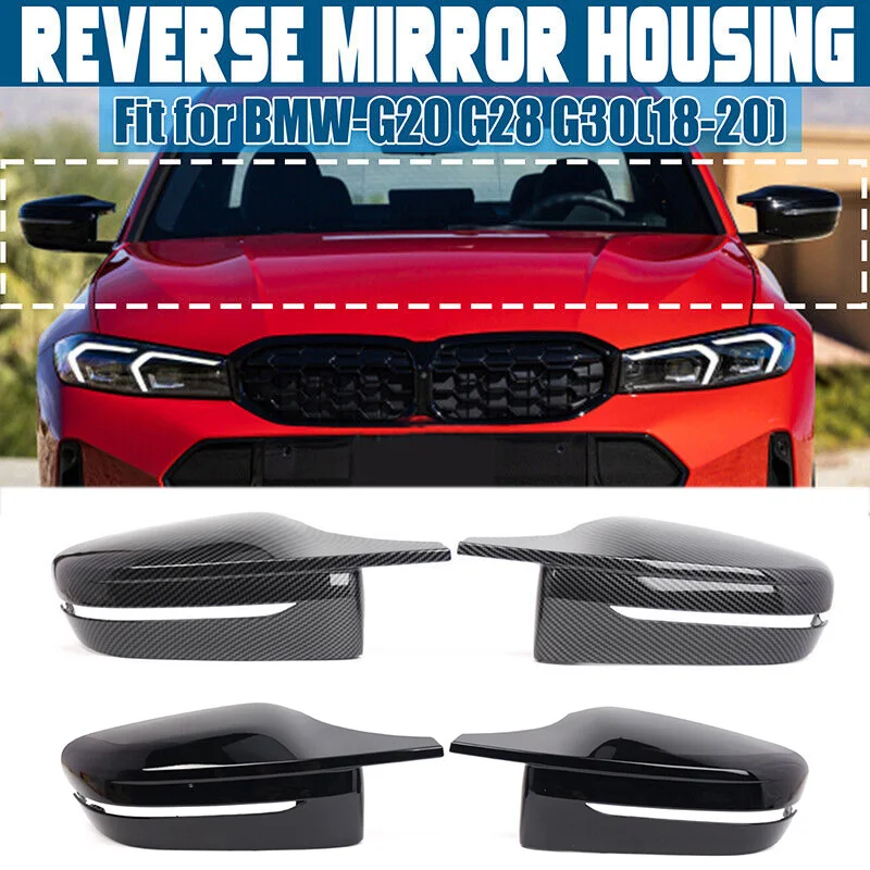 Крышки для зеркала заднего вида G30 G38 яркие черные BMW 3 4 5 7 серии G20 G21 G28 G22 G11 G12 M4