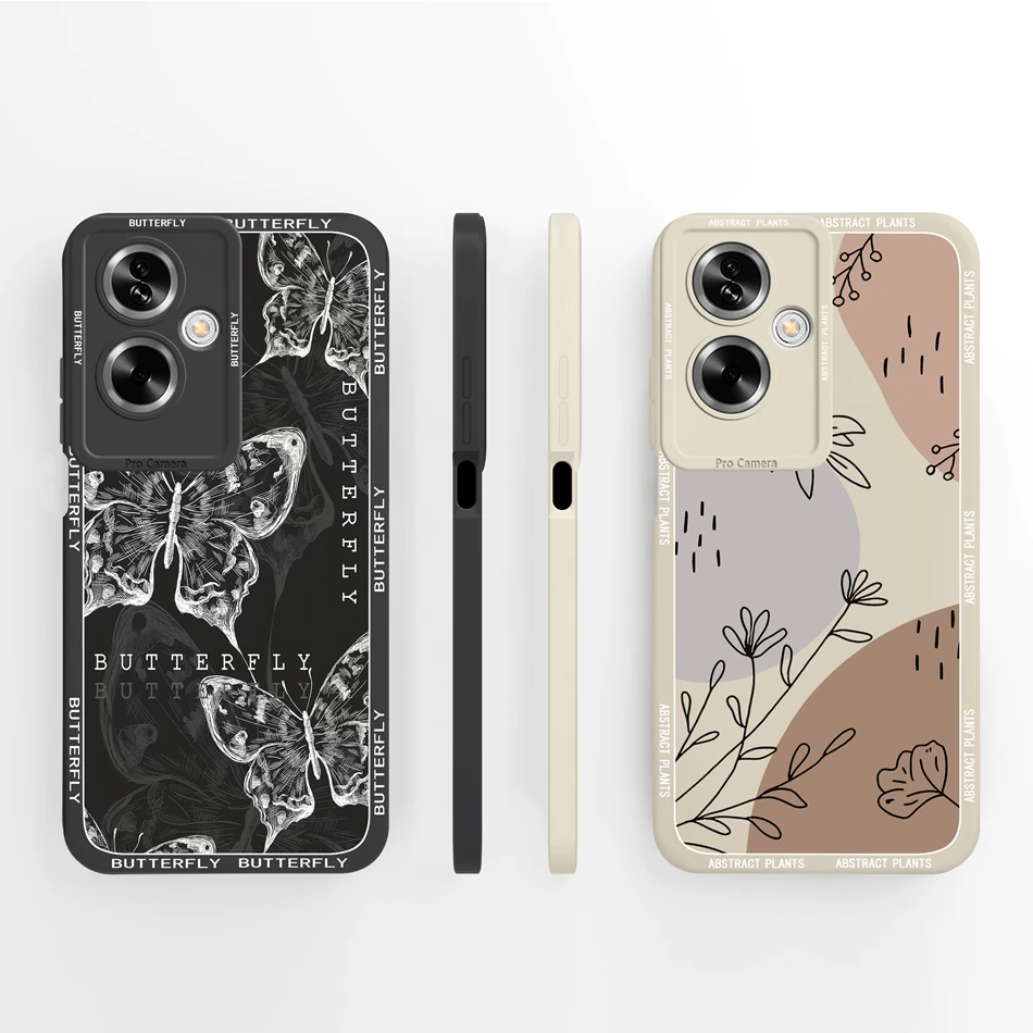 Чехол для Oppo A79 5G простой чехол с полным покрытием A2 Мягкий защитный из жидкого